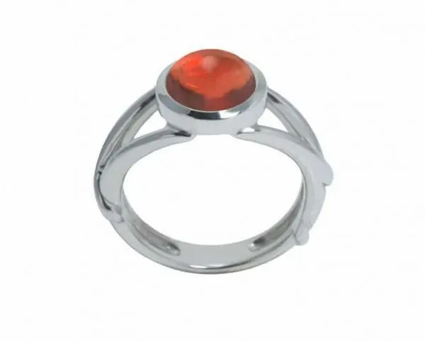 Bague cabochon Grenat